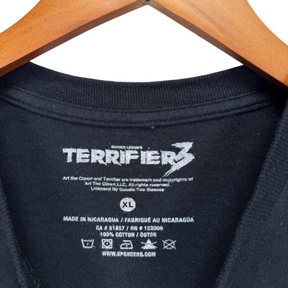 Black Art The Clown Terrifier 3 Horror Halloween T-Shirt Santa Blood Tree XL - Picture 4 of 4